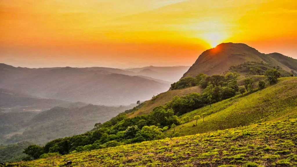 Chikmaglur Sunset monsoon travel