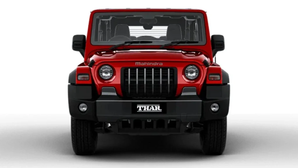 Red Mahindra Thar Roxx