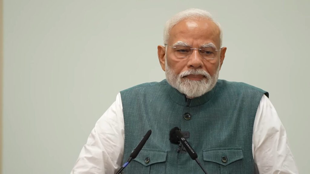 PM Modi Addressing Paris Olympics Indian Contingent